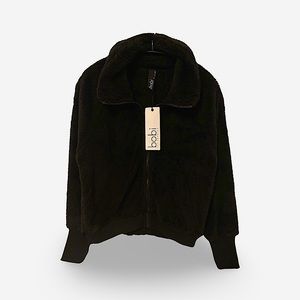 Bobi NWT S Cuddly Sherpa Sensa bomber jacket